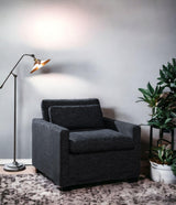 Naveen - Swivel Chair With 1 Toss Pillow - Furniture Home Direct