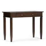 Carlton - Home Office Desk - Dark Tobacco Brown - Furniture Home Direct
