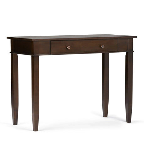 Carlton - Home Office Desk - Dark Tobacco Brown - Furniture Home Direct