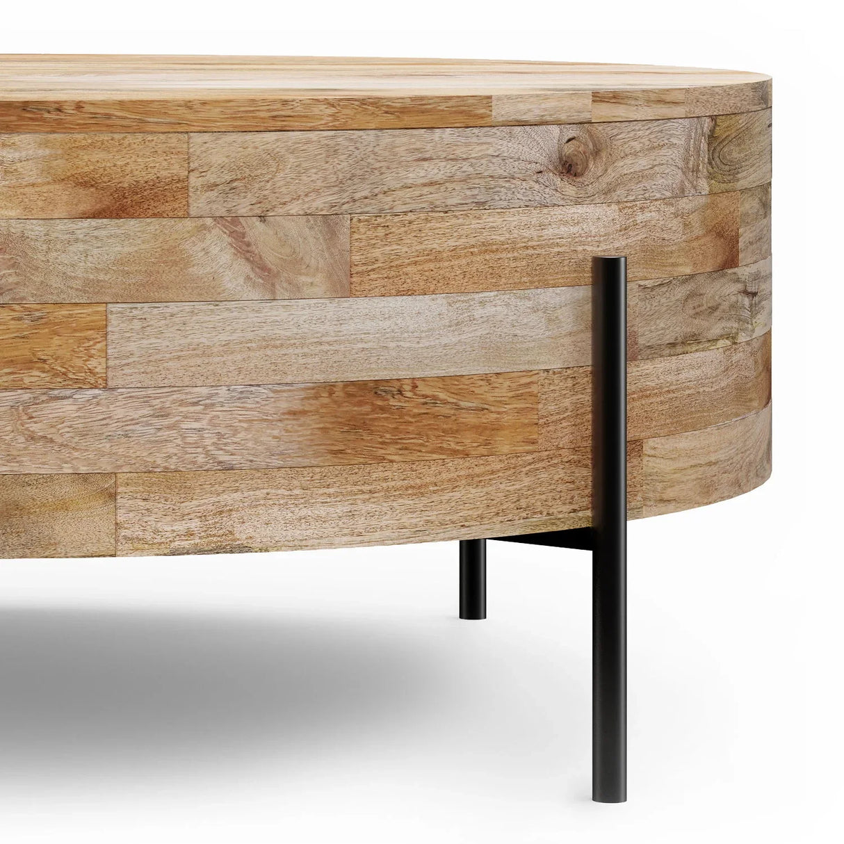 Rayburn - Drum Coffee Table - Natural - Furniture Home Direct