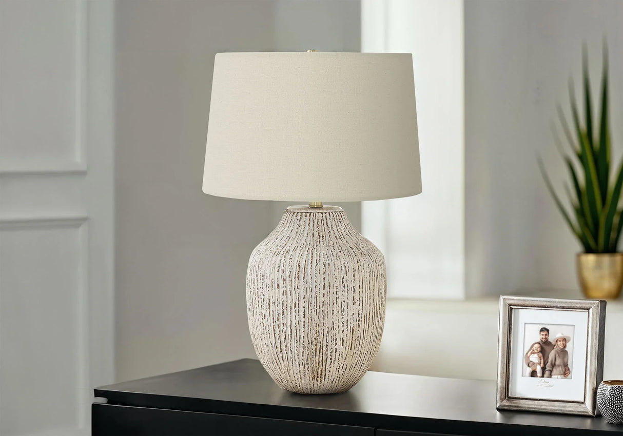 Lighting, Table Lamp, Ceramic, Transitional - Cream - Furniture Home Direct
