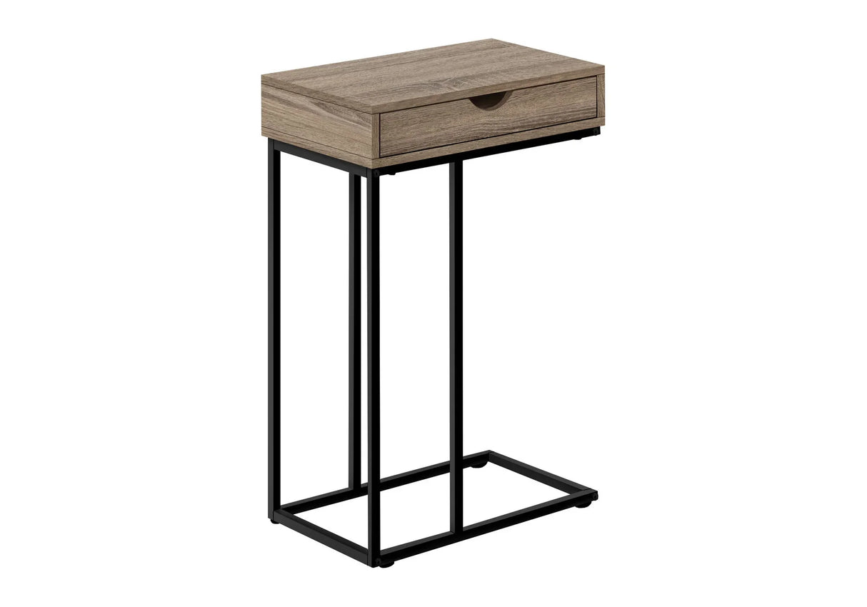 Accent Table, C - Shaped Contemporary & Modern Versatile Design - Furniture Home Direct