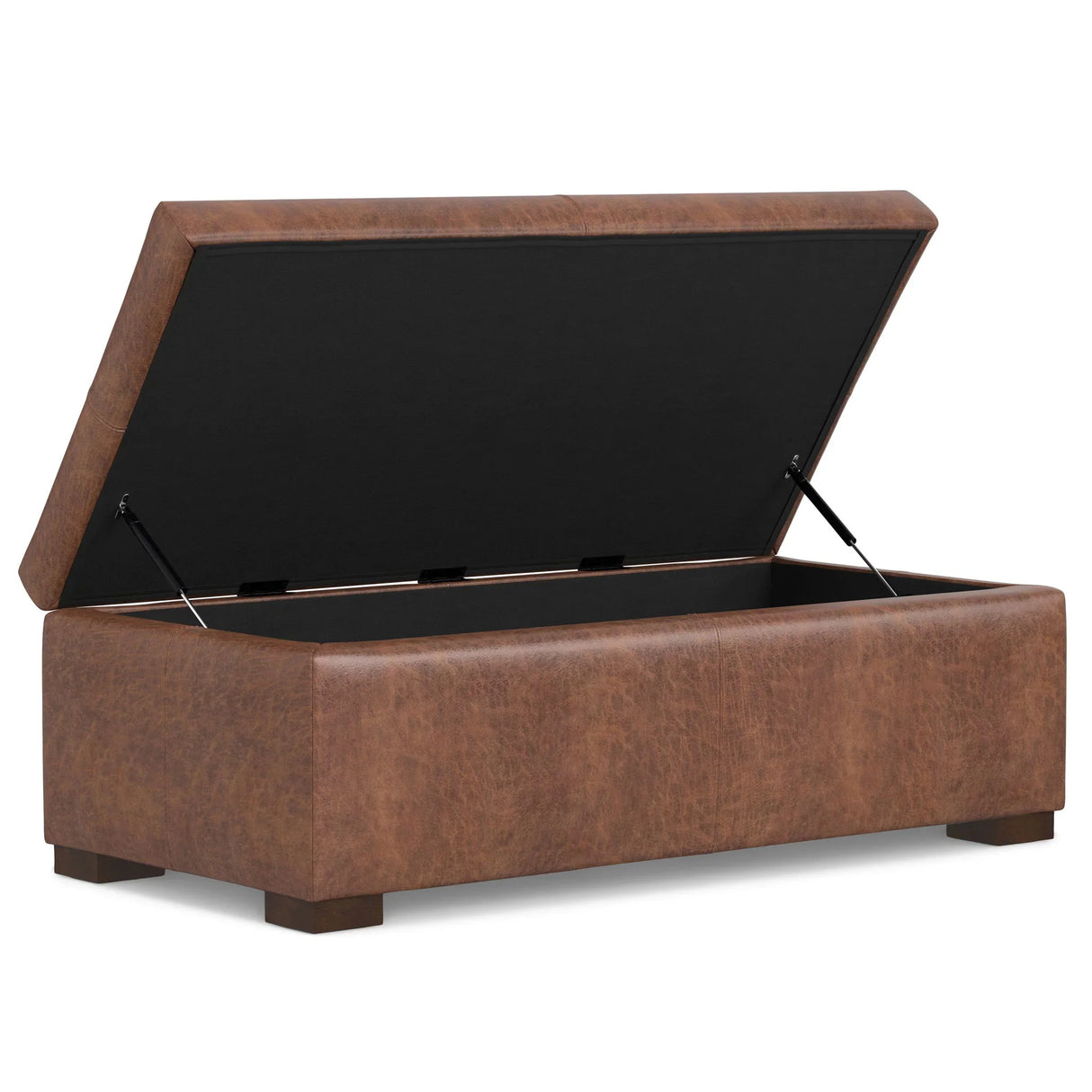 Gabbie - Coffee Table Upholstered Storage Ottoman - Furniture Home Direct