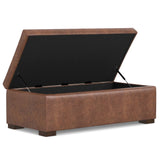 Gabbie - Coffee Table Upholstered Storage Ottoman - Furniture Home Direct