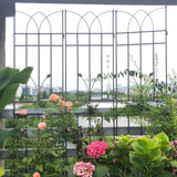 Metal Garden Trellis Rustproof For Climbing Plants Outdoor Flower Support - Furniture Home Direct