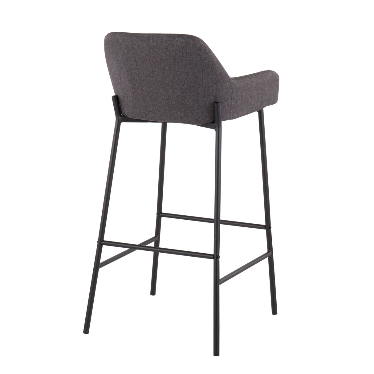 Daniella - Industrial Fixed Height Bar Stool (Set of 2) - Furniture Home Direct