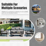 Modern Outdoor Patio Set - Gray - Furniture Home Direct