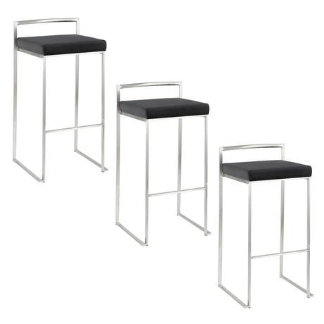 Fuji - Contemporary Stackable Design Barstool - Furniture Home Direct