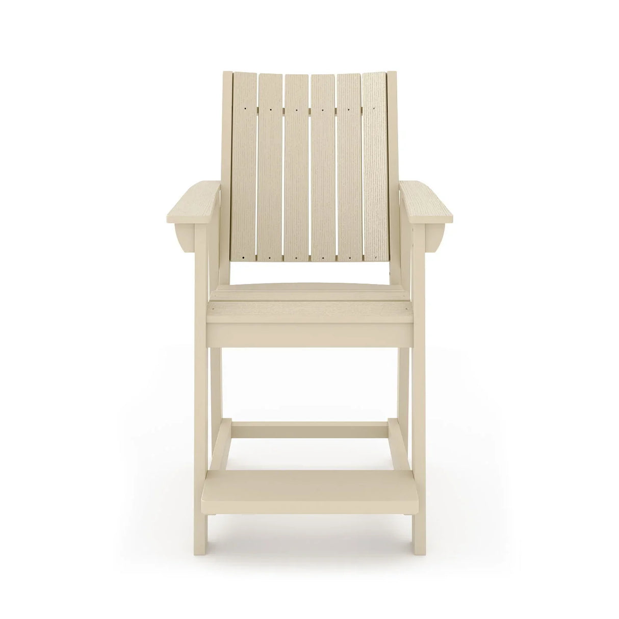 Modern Counter Chair Sleek HDPE Poly Lumber For Dining, Patio, And Garden Comfort - Furniture Home Direct