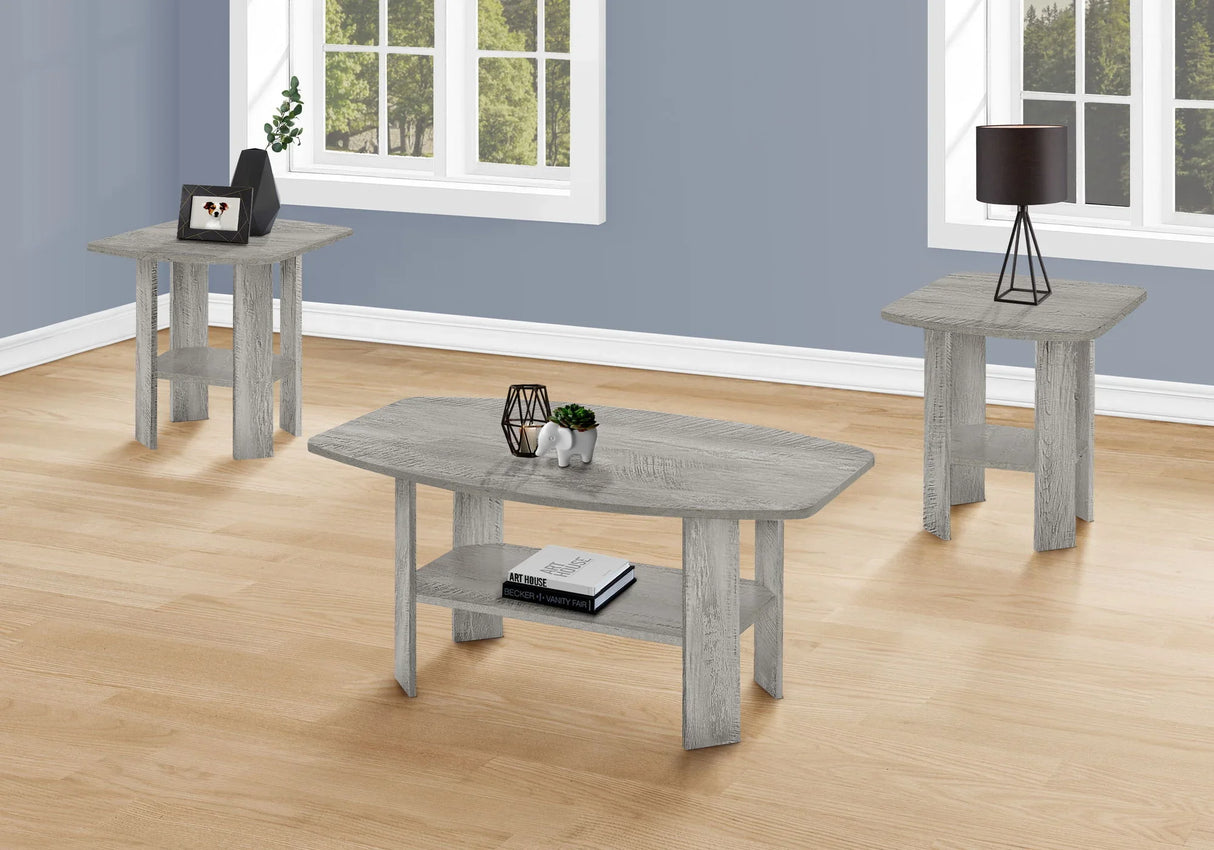 Table Set, Coffee, End, Side, Accent For Living Room (Set of 3) - Furniture Home Direct