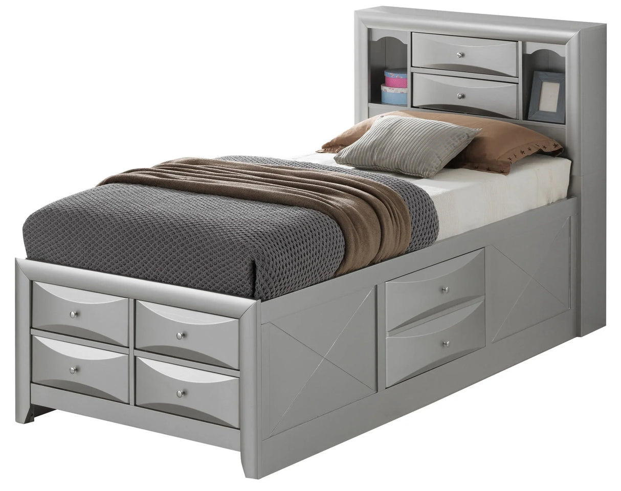Marilla - Storage Bed With Bookcase Headboard - Furniture Home Direct