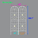 Garden Metal Trellis Rustproof Trellis For Climbing Plants Outdoor Flower Support - Furniture Home Direct