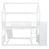 House Bunk Bed With Slide - Furniture Home Direct