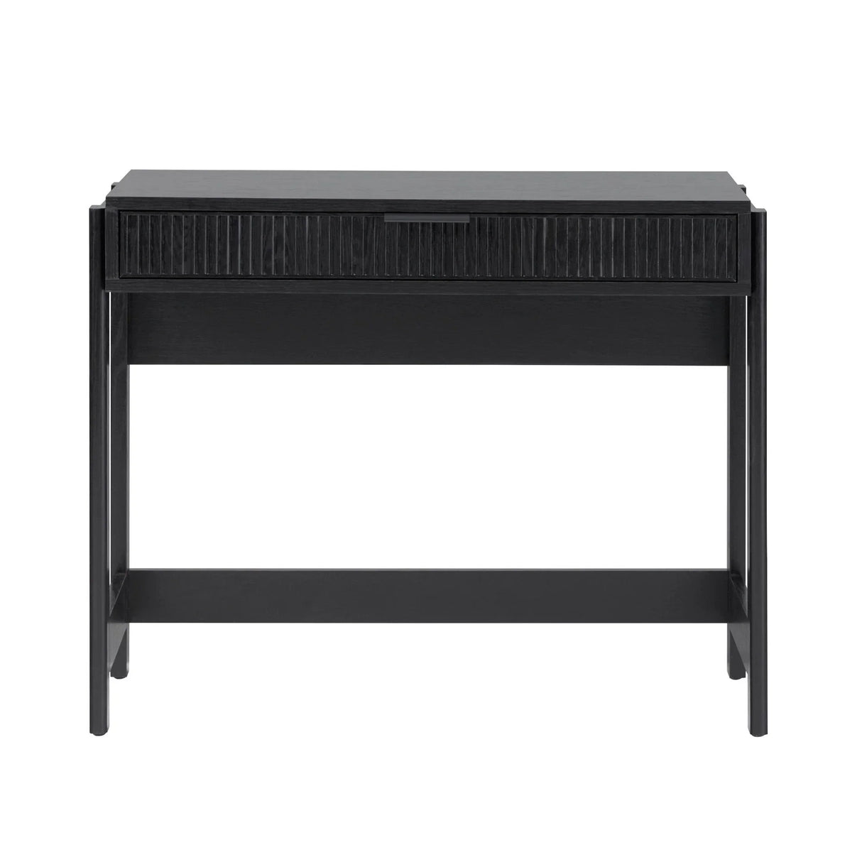 Transitional Reeded Writing Desk With Drawer - Furniture Home Direct