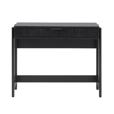 Transitional Reeded Writing Desk With Drawer - Furniture Home Direct