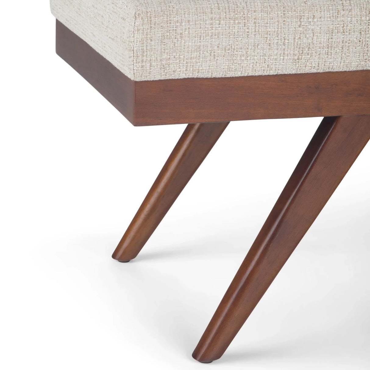 Chanelle - Mid-Century Ottoman Bench - Furniture Home Direct
