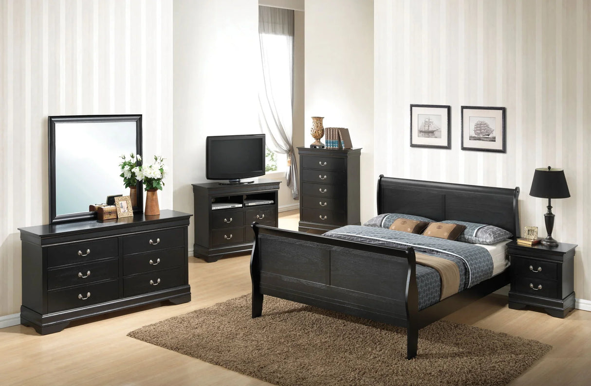 Panel Sleigh Bed - Furniture Home Direct
