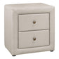 Nightstand, Storage Drawer Versatile Use, Upholstered, Transitional - Furniture Home Direct