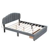 Upholstered Platform Bed With Drawer - Furniture Home Direct