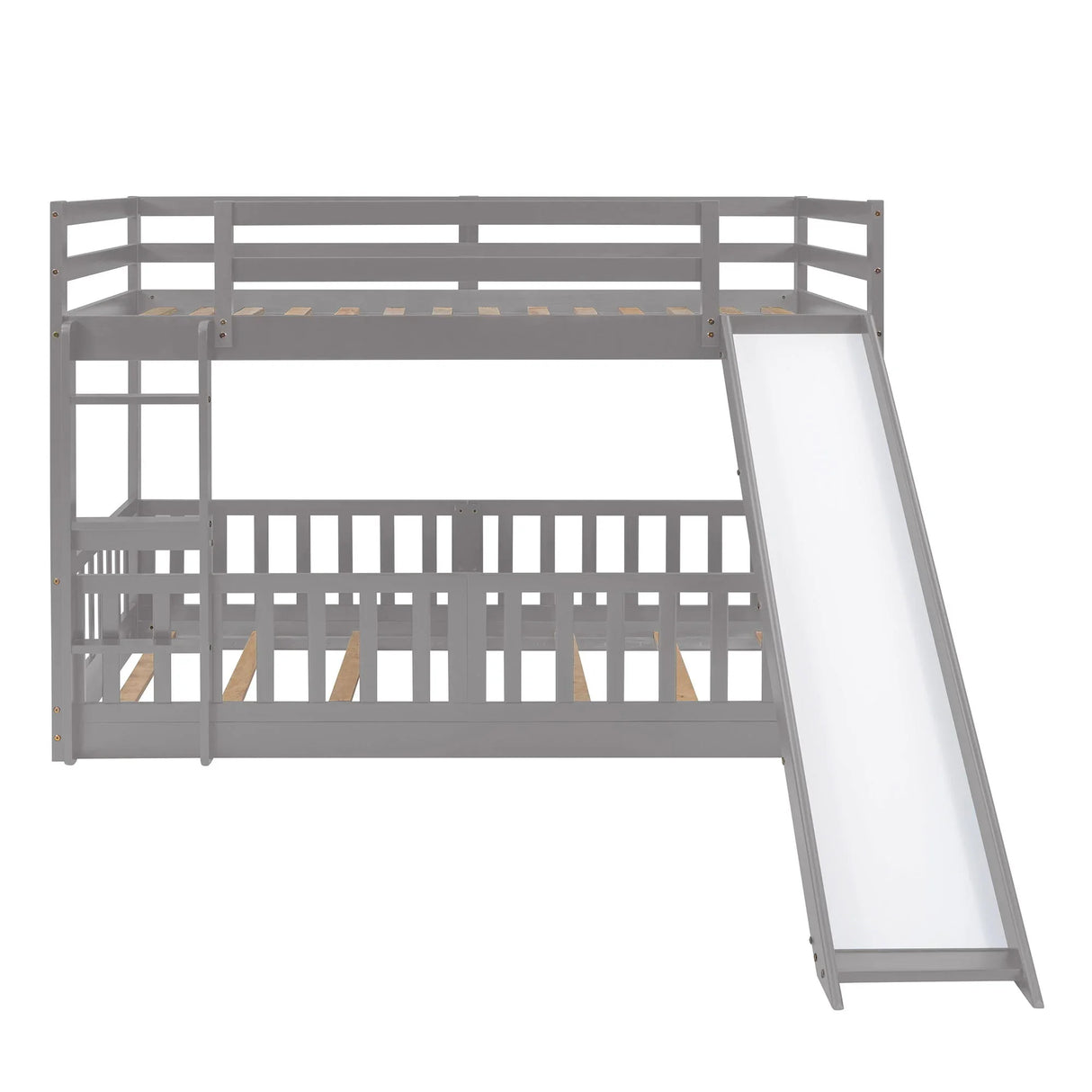 Functional Bunk Bed & Convertible Ladder And Slide - Furniture Home Direct
