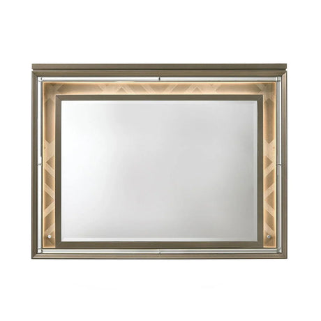 Skylar - Mirror With LED - Champagne - Furniture Home Direct