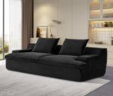 Nimbus - Oversized Full Foam 4 Seater Couch For Living Room Upholstered In Soft Corduroy, Wide Armrests - Furniture Home Direct