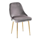 Marcel - Contemporary / Glam Dining Chair (Set of 2) - Furniture Home Direct