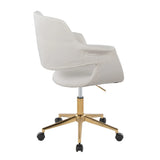 Vintage Flair - Mid Century Modern Office Chair - Furniture Home Direct