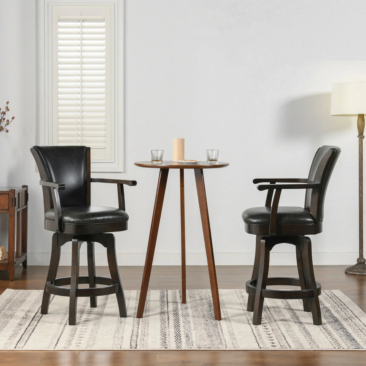 Williams - Swivel Counter Height Bar Stool - Furniture Home Direct