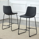 Retro Bar Chairs, Comfortable Stools (Set of 2) - Furniture Home Direct