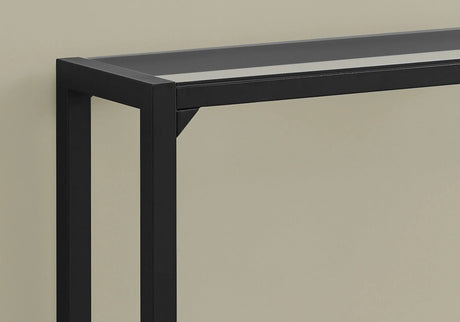 Accent Console Table For Entryway Contemporary - Black - Furniture Home Direct