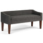 Parris - Contemporary Upholstered Bench - Furniture Home Direct