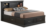 Louis Phillipe - Bookcase Storage Bed - Furniture Home Direct