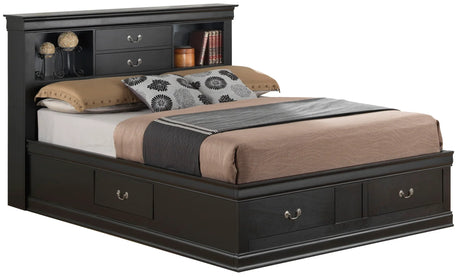 Louis Phillipe - Bookcase Storage Bed - Furniture Home Direct