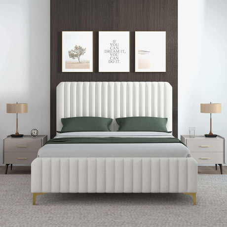 Valery - Upholstered Platform Bed - Furniture Home Direct