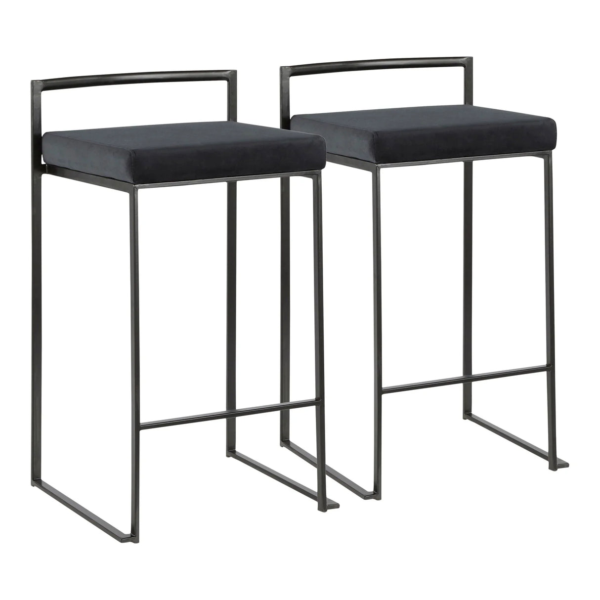Fuji - Contemporary Style Stackable Counter Stool - Furniture Home Direct