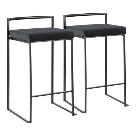 Fuji - Contemporary Style Stackable Counter Stool - Furniture Home Direct