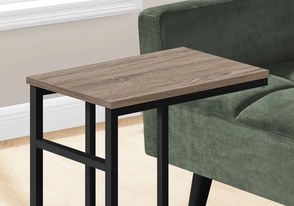Accent Table, C - Shaped, Contemporary & Modern, Versatile Use - Furniture Home Direct