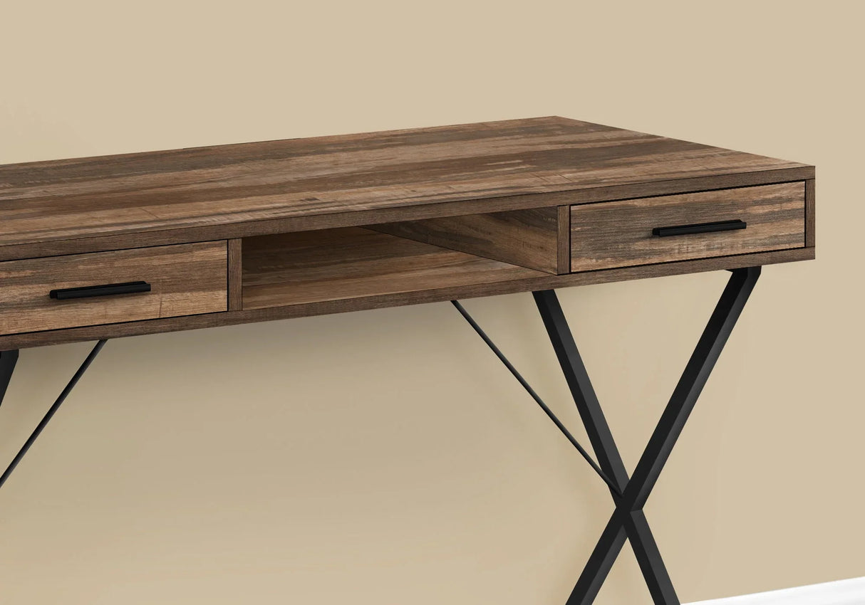 Computer Desk, Home Office, Laptop, Left / Right Set-Up, Storage Drawers, Work, Contemporary, Modern - Furniture Home Direct