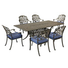 Rectangular Long Dining Set With Sunbrella Cushions - Furniture Home Direct