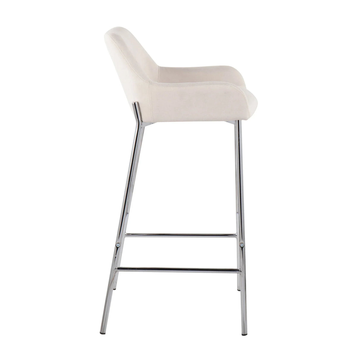 Daniella - Contemporary Fixed Height Bar Stool (Set of 2) - Furniture Home Direct