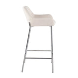 Daniella - Contemporary Fixed Height Bar Stool (Set of 2) - Furniture Home Direct