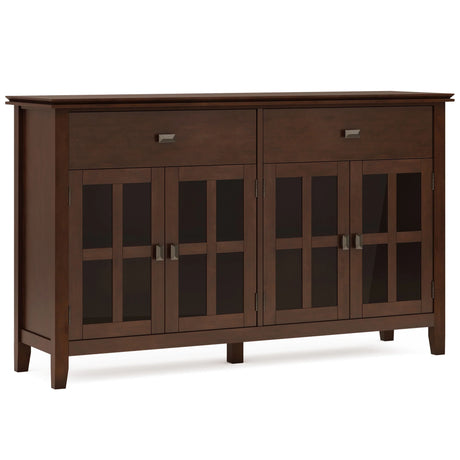 Artisan - Large 4 Door Sideboard Buffet - Russet Brown - Furniture Home Direct