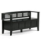 Adams - Entryway Storage Bench Handcrafted - Furniture Home Direct