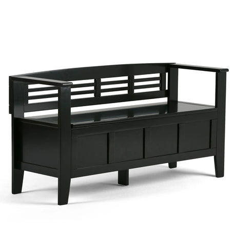 Adams - Entryway Storage Bench Handcrafted - Furniture Home Direct