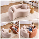 Tai Chi - Curved Dual Depth Loveseat - Furniture Home Direct