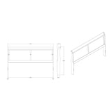 Charlston - 5 Piece Bedroom Set With LED Headboard - Furniture Home Direct
