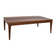 Wood Dining Table - Natural Wood / Brown - Furniture Home Direct