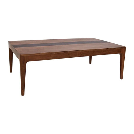 Wood Dining Table - Natural Wood / Brown - Furniture Home Direct