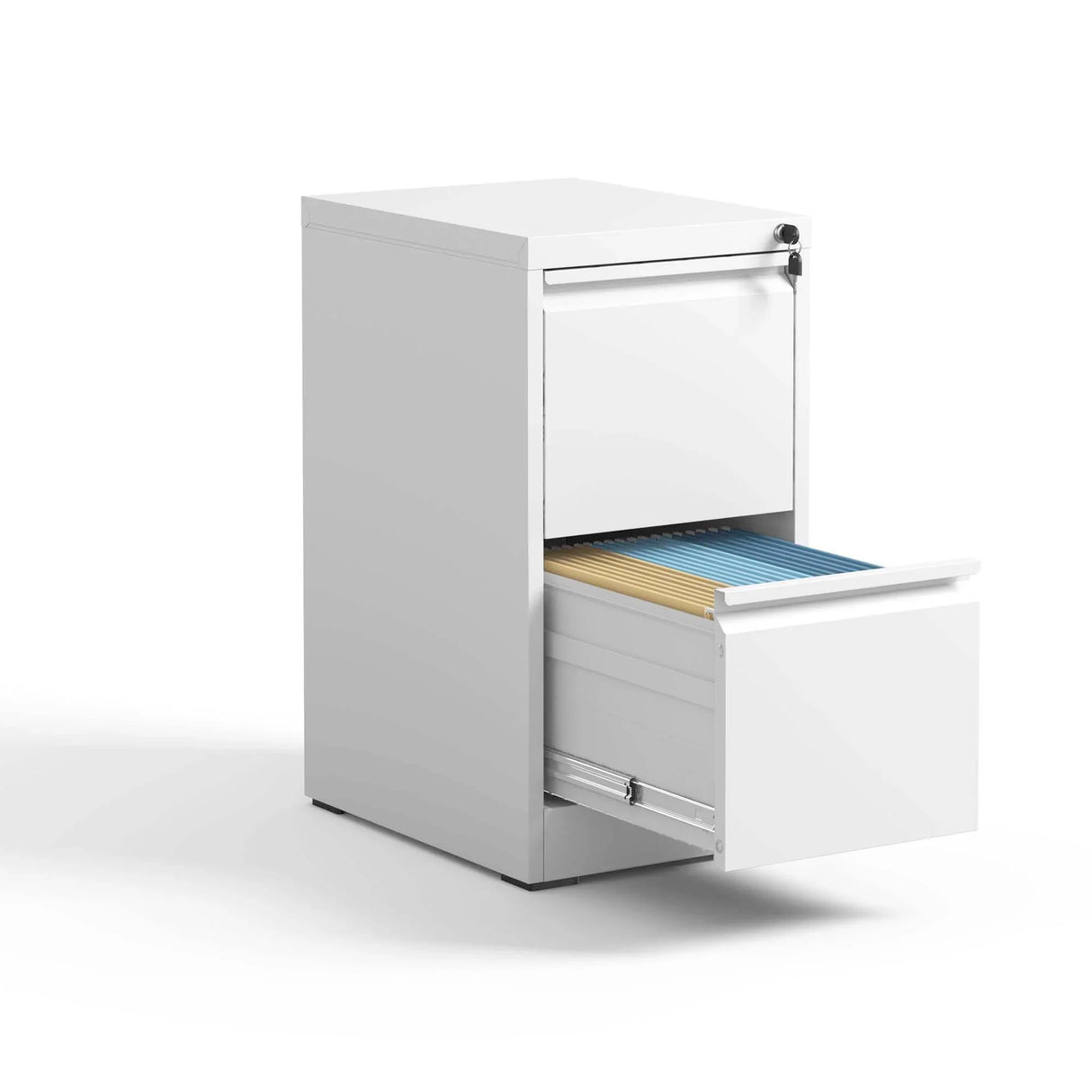 Steel Drawer Vertical File Cabinet With Lock For A4 Legal / Letter Size - Furniture Home Direct